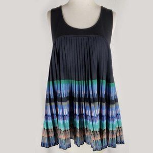 Anthropologie Deletta pleated bottom top, S